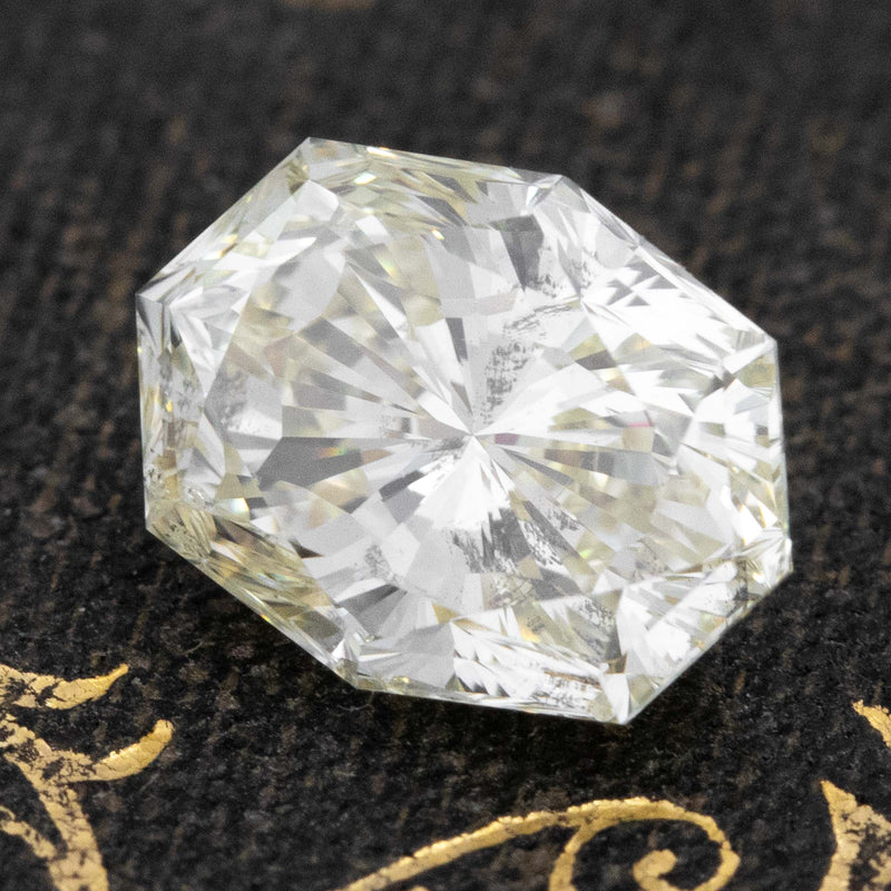 2.42ct Octagonal Cut Diamond, GIA U-V I1