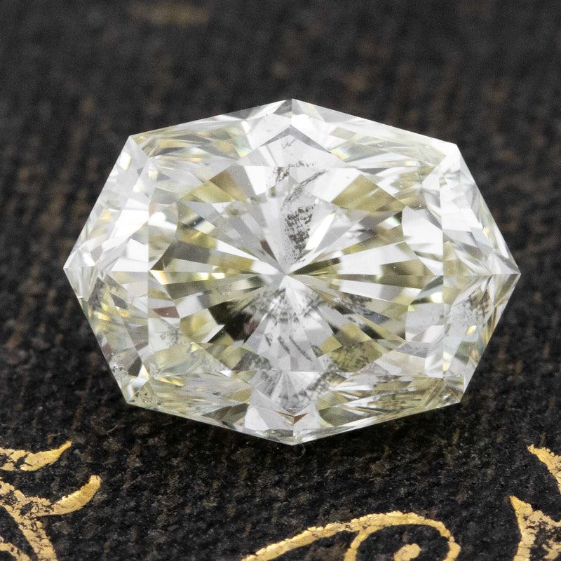 2.42ct Octagonal Cut Diamond, GIA U-V I1