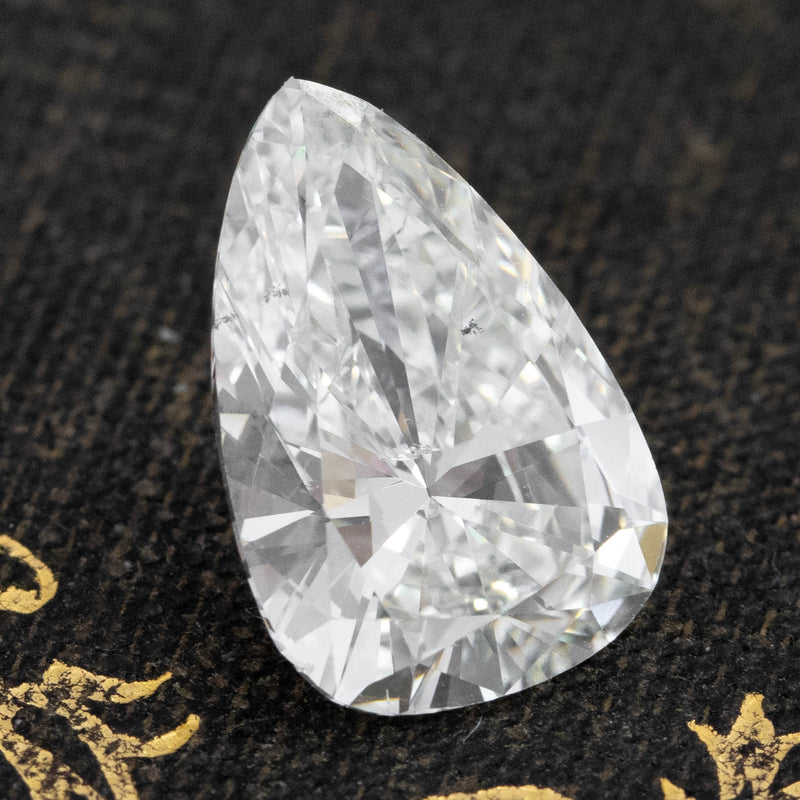 2.63ct Pear Cut Diamond, GIA  K SI2