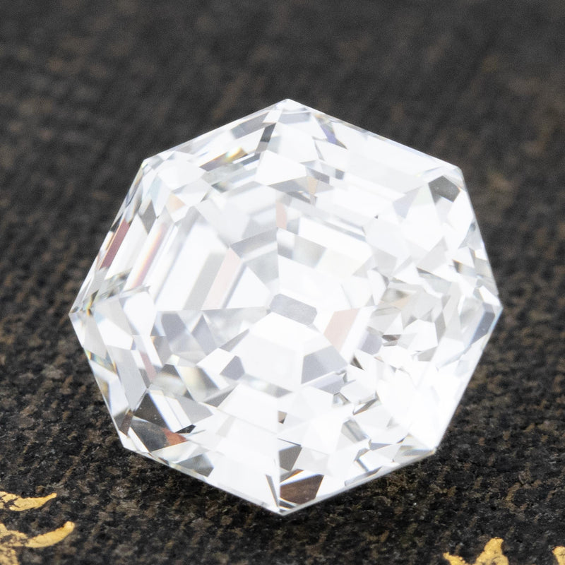 5.15ct Antique Asscher Cut Diamond, GIA J VS1