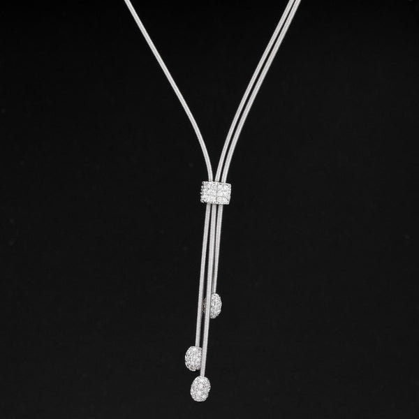 Diamond Lavaliere Necklace, by Marco Bicego