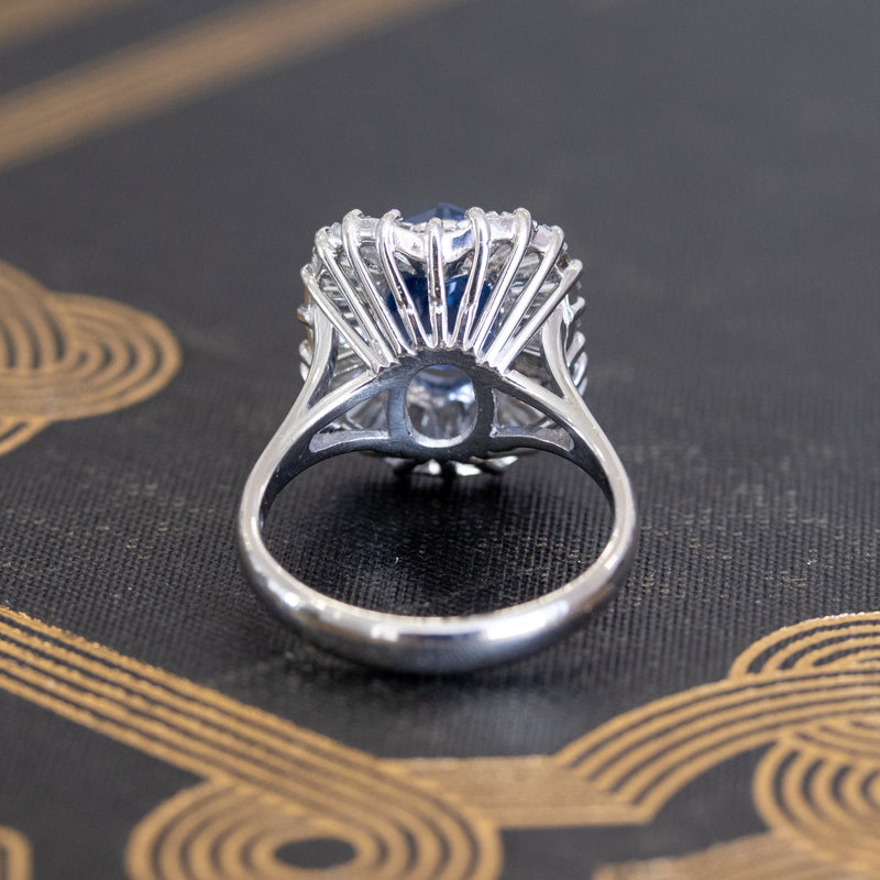 6.00ctw Antique Ceylon Sapphire by Top Notch Faceting