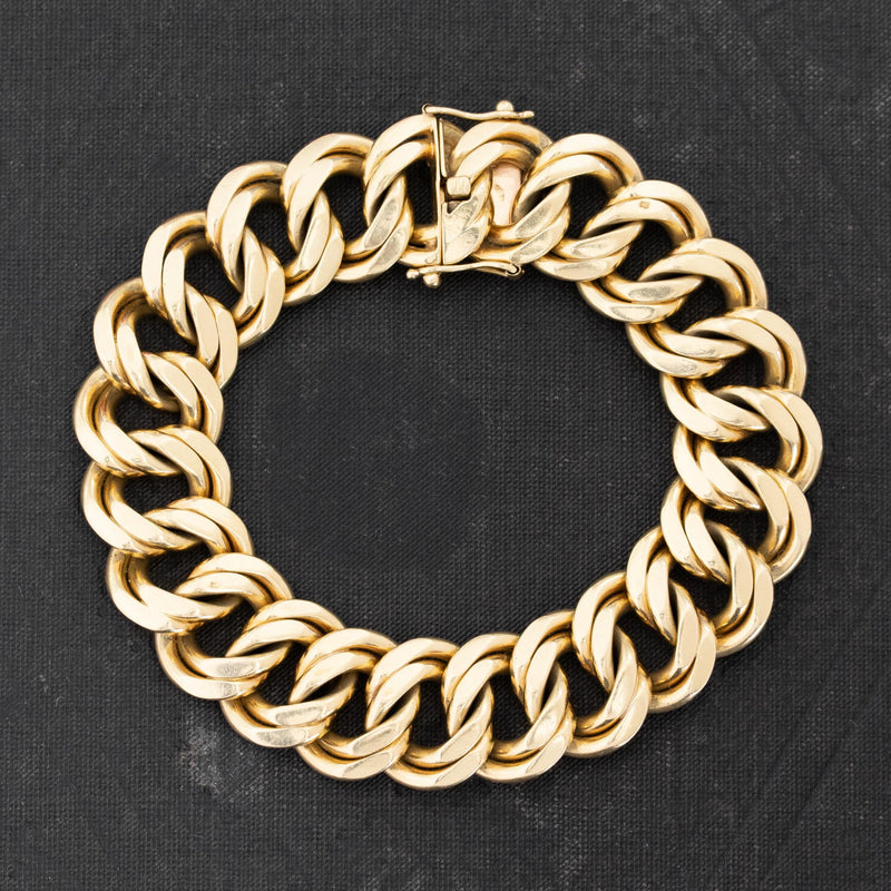 France Antique Double Chain Bracelet-