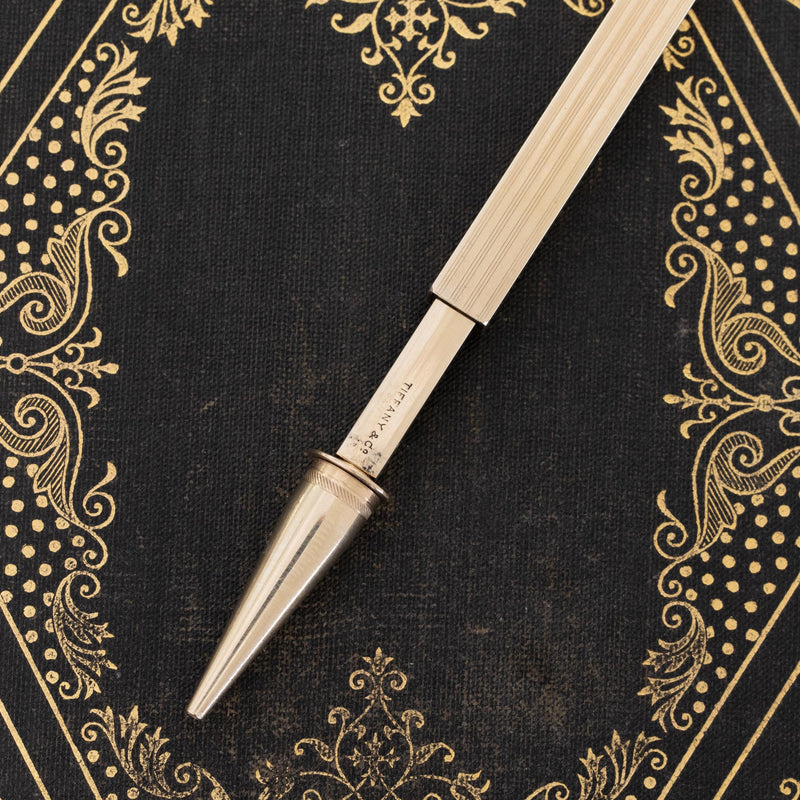 Antique Solid Gold Pencil and Retractable Ruler, by Tiffany & Co.