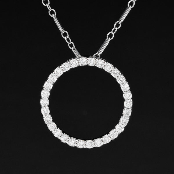 1.50ctw Diamond Circle Pendant, by Roberto Coin