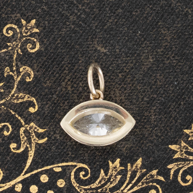 .58ct Marquise Cut Diamond Collet Pendant