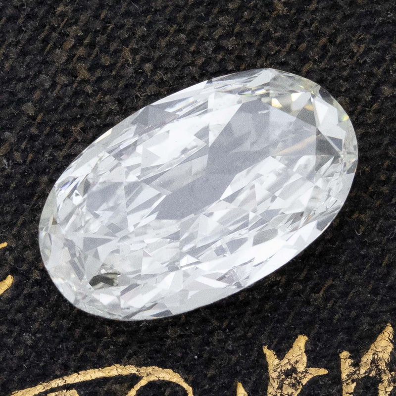 2.01ct Elongated Oval Cut Diamond, GIA L SI2
