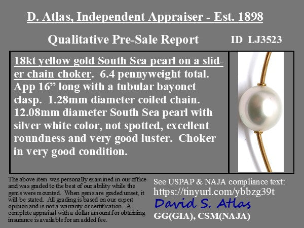 Vintage South Sea Pearl Choker, by Tiffany & Co.