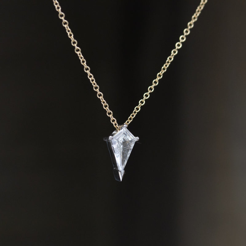 .34ct Kite Shaped Diamond Pendant