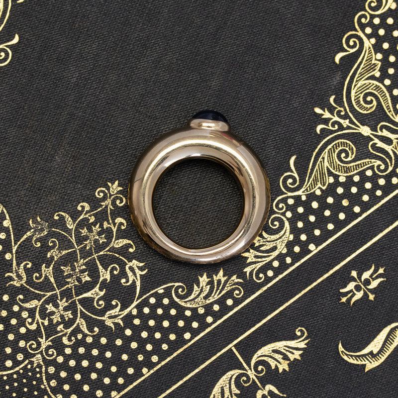 1.45ct Vintage Sapphire Dome Ring, Chaumet Paris