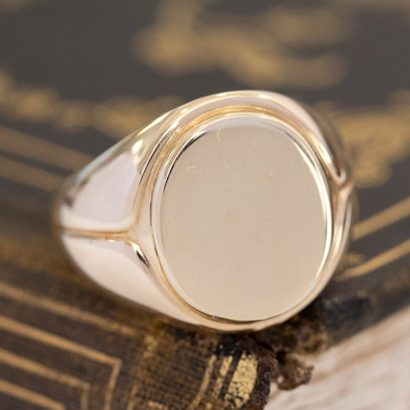 Vintage Yellow Gold Signet Ring, by Tiffany & Co.