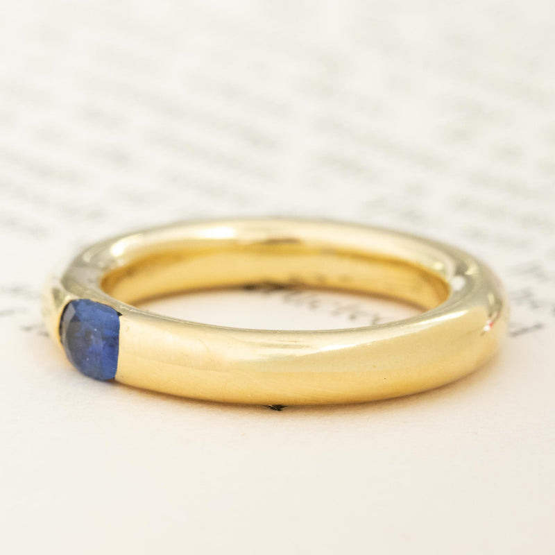 .40ct Sapphire Gold Stacker Band