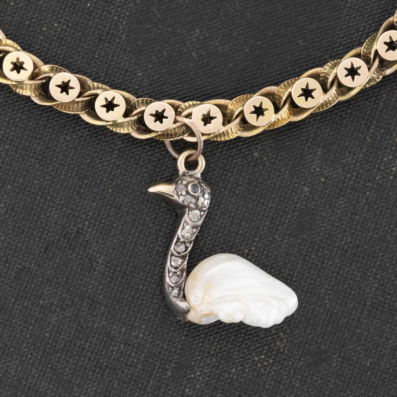 Victorian Diamond Charm Bracelet