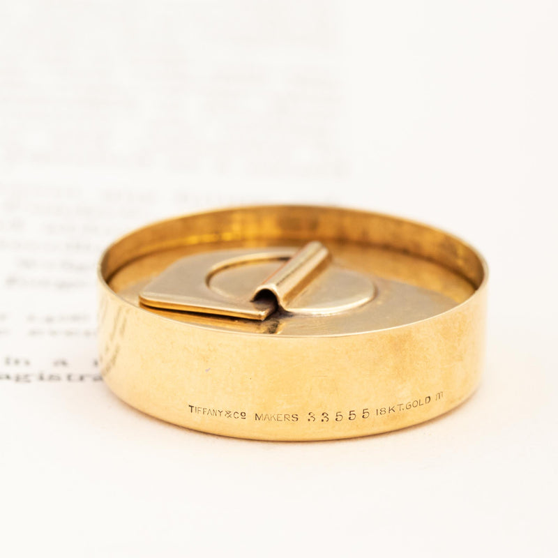 Antique Gold Charrm/Pendant Address Stamp, by Tiffany & Co.