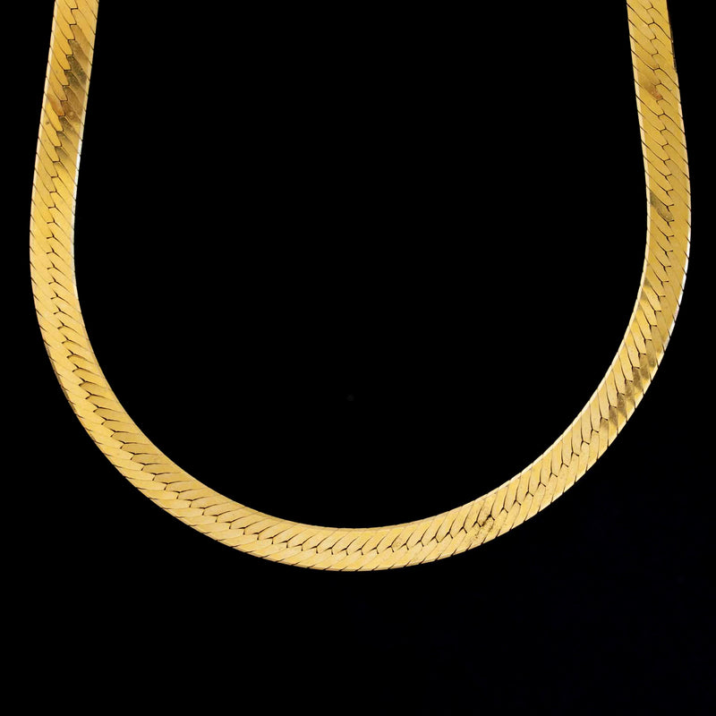 Vintage Herringbone Chain, Italian