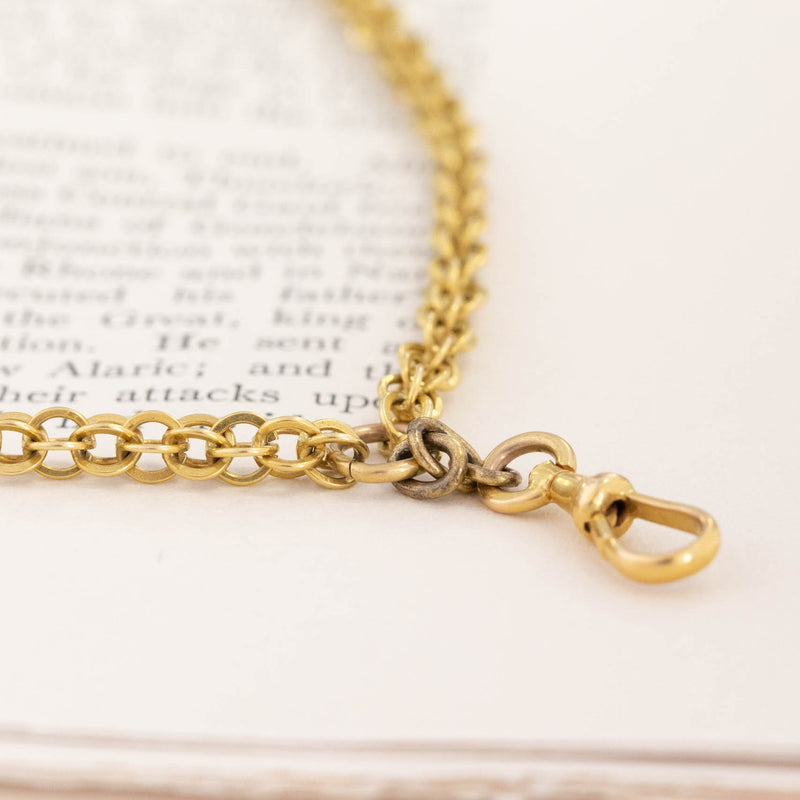 Vintage Long Chain, Yellow Gold