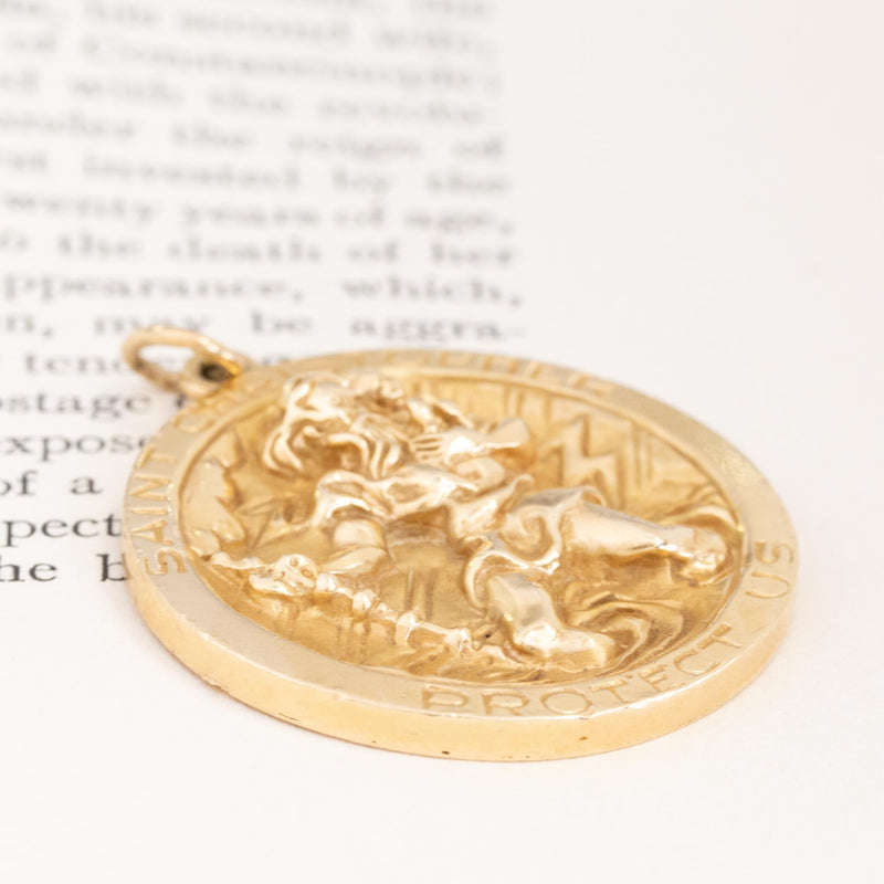 Vintage St. Christopher Pendant, by Tiffany & Co.