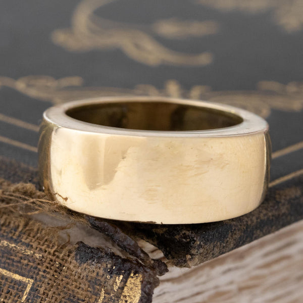 Vintage Chunky Gold Band, French