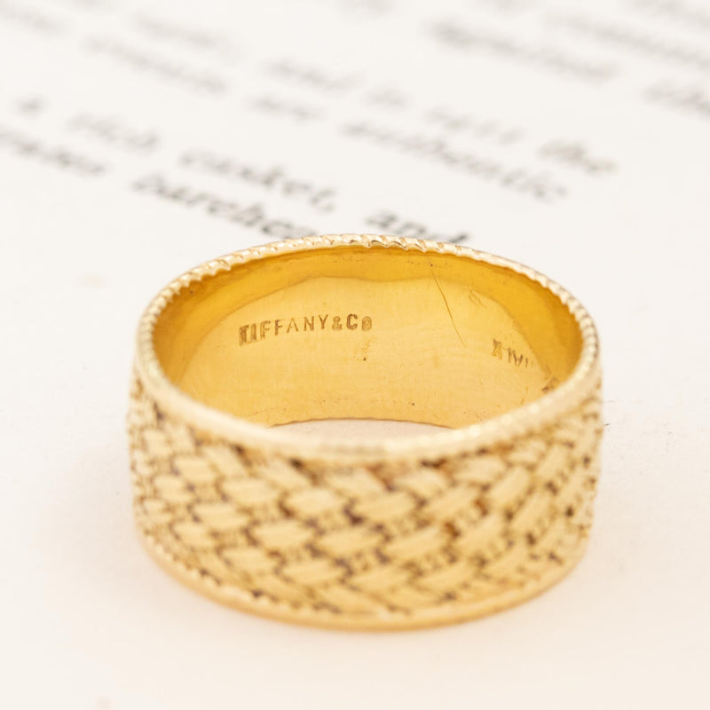 Vintage Wide Weave Band, by Tiffany & Co.