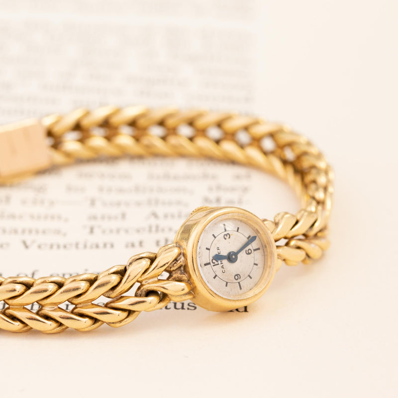 Vintage Gold Watch Bracelet, by Cartier